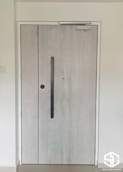White fire-rated door
