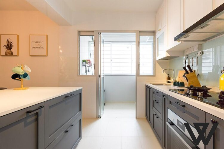 Scandinavian themed kitchen